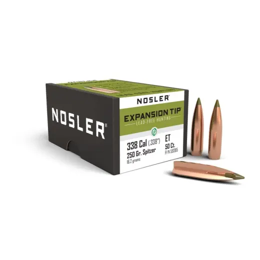 Střela Nosler EXPANSION E-Tip 338 Cal., 250gr.