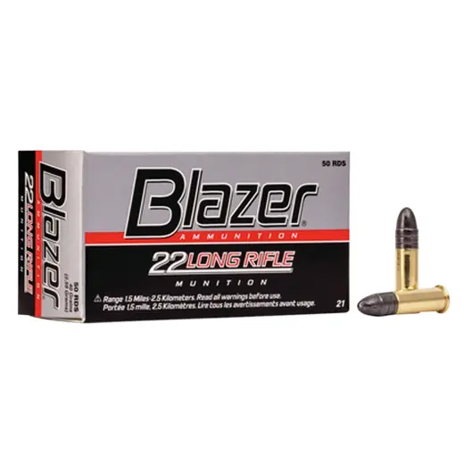 Náboj kulový CCI, Blazer High Velocity, .22 LR, 40GR (2,6g), Solid - Pouze osobní odběr!