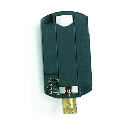 Nastavitelná odměrka střelného prachu LEE ADJUSTABLE CHARGE BAR pro diskové prachovače AUTO DISK.