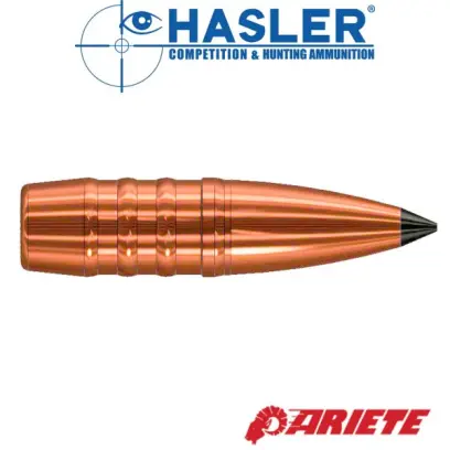 Bezolovnatá lovecká střela ráže 8 mm, diametr .323, hmotnost 170grs (11g). Střela s řízenou deformací se při zásahu začne otevírat a způsobí dlouhý ranivý kanál a silný zastavovací efekt. Hasler A8170