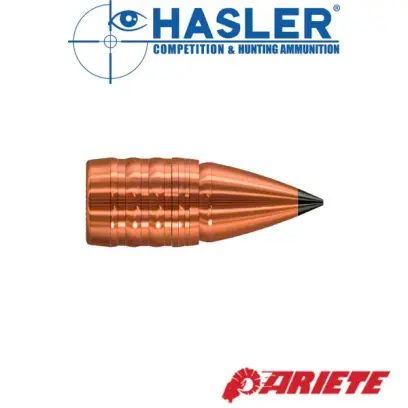 Bezolovnatá lovecká střela ráže 10,3x60R, diametr .415, hmotnost 210grs (13,6g). Střela s řízenou deformací se při zásahu začne otevírat a způsobí dlouhý ranivý kanál a silný zastavovací efekt. Hasler A103210