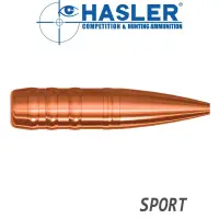 Monolitické střely Hasler Sport ráže 6,5 mm (.264), 110grs