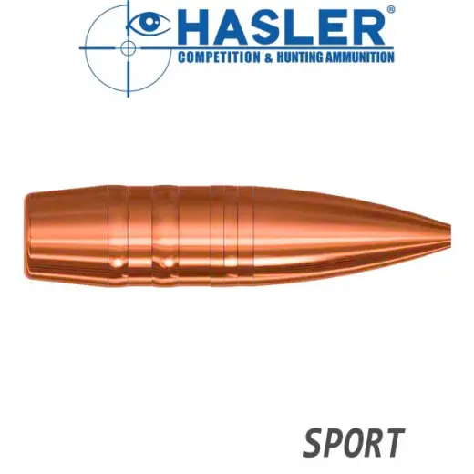 Bezolovnatá terčová střela ráže 7,62 mm, diametr .308, hmotnost 154grs (10g). Sportovní střela pro přesnou střelbu na terč, bez řízené deformace. Hasler S30154
