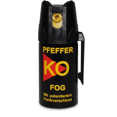 PFEFFER-KO FOG pepřový sprej 40 ml s rozprašovačem, ideální pro bezpečný zásah.