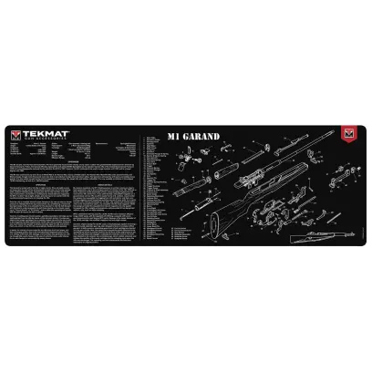 TekMat podložka pro čištění a údržbu zbraní s potiskem modelu M1 Garand. Tyto 36" (91cm) podložky TekMat jsou dostatečně velké, aby se na ně vešla plně rozebraná puška a zbylo místo na nářadí a příslušenství.&nbsp;