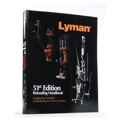 Kniha o přebíjení střeliva 51th Edition Reloading Handbook Lyman. V Anglickém jazyce.