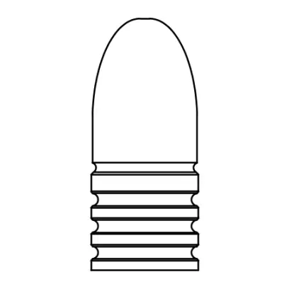 Mosazné kokily Hornof na odlévání 2 střel, diametr.440, 350grs