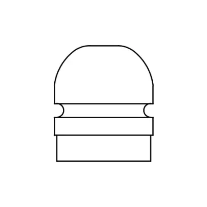 Mosazné kokily Hornof na odlévání 2 střel, diametr .452, 210grs