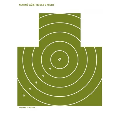 Terc 135 P1 Nekrytě ležící postava