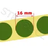 Zálepky na terč - zelené 16mm