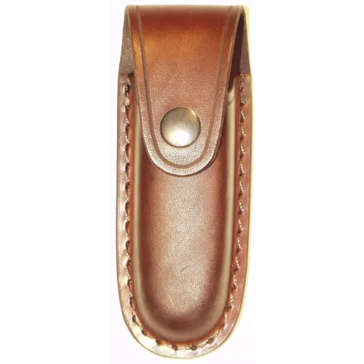 Kvalitní kožené pouzdro na zavírací lovecký nůž Victorinox 111 mm. Rozměr nože cca 11,5x3x1,5 cm.