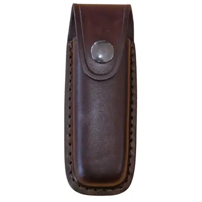 Kvalitní kožené pouzdro na zavírací lovecký nůž Victorinox Hunter XT Grip. Rozměr nože cca 11,5x3,5x3 cm.