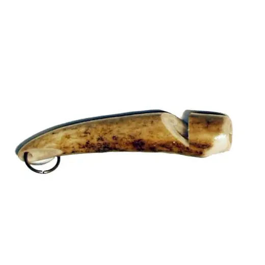 Píšťalka na psy vyrobená z pravé špičky parohu je určena pro výcvik a přivolání psů.