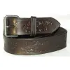 Kožený myslivecký opasek - šíře 4 cm