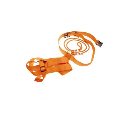 Kvalitní tažný postroj na celé tělo s pevným lanem. Užitečný pomocník při tahání ulovené zvěře z nepřístupného terénu. Reflexní oranžová barva.