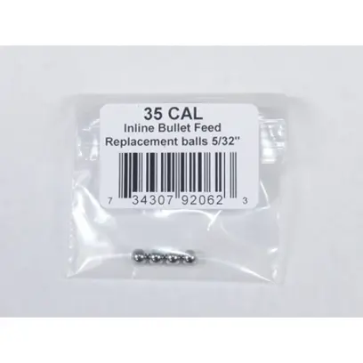 Náhradní sada ložiskových ocelových kuliček pro matrici podavače střel .35 cal LEE Inline Bullet Feed.