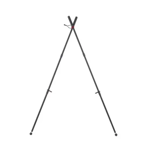 Skládací lehká střelecká dvojnožka BOG Dead Silent Kneeling Shooting Stick určená pro střelbu ve stoje, v kleče i v sedě.