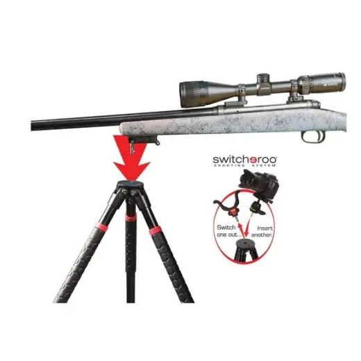 Otočný držák BOG SSM se připevňuje přímo na pevnou část poutka pušky a je kompatibilní se systémem Switcheroo. SSM BOG-POD umožňuje rotaci o 360°.