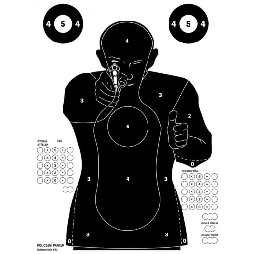 Terč PPC Policejní parkur