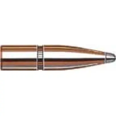 Střela Hornady ráže 6,5mm (.264), váha 129grs. Typ střely InterLock® SP. SKU: 2620.