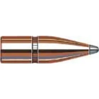 Střela Hornady ráže 30 cal. (.308), váha 165grs. Typ střely InterLock® SP. SKU: 3040.