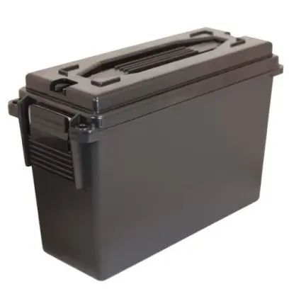 Univerzální hermeticky uzavíratelný plastový kontejner, pevný a stohovatelný. Berrys Ammo Can.