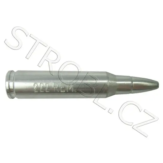Vybíjecí, cvičný náboj hliníkový pro ráži .222 Rem (.222 Remington)