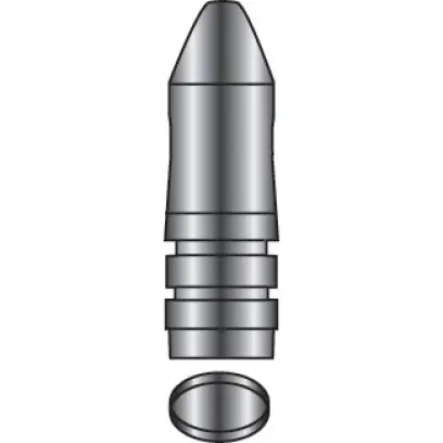 Ocelové kokily na odlévání dvou střel, diametr .311, 190grs, Bullet Number 311644
