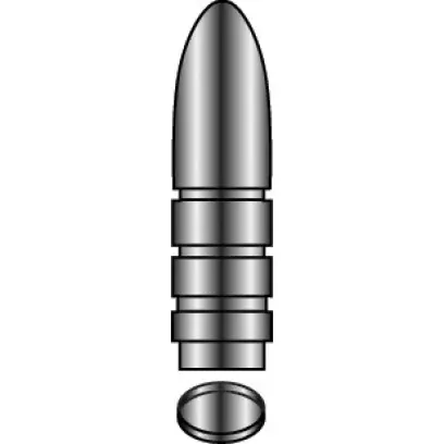Ocelové kokily na odlévání dvou střel, diametr .311, 210grs, Bullet Number 311284