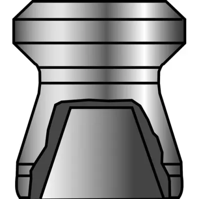 Ocelové kokily na odlévání  jednotných střel (slug) do brokovnice ráže .12, hmotnost střely 525 grs.