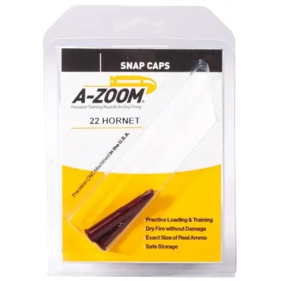 Vybíjecí, cvičný náboj A-Zoom pro pušku lakovaný .22 Hornet. Cena za 2ks
