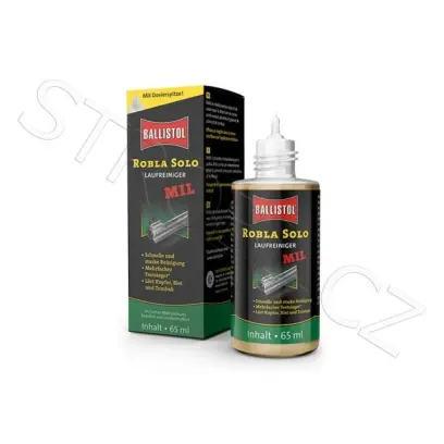 Rozpouštědlo nečistot z hlavně (bore solvent) Ballistol Robla Solo MIL Barrel Cleaner 65ml.