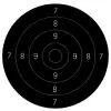 NÁHRADNÍ STŘED - terč mezinárodní pistolový 50/20