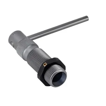 Delaborační matrice RCBS Bullet Puller. Nahrazuje delaborační kladívko, používá se na přebíjecím lisu. Potřeba dokoupit výměnnou kleštinu pro danou ráži