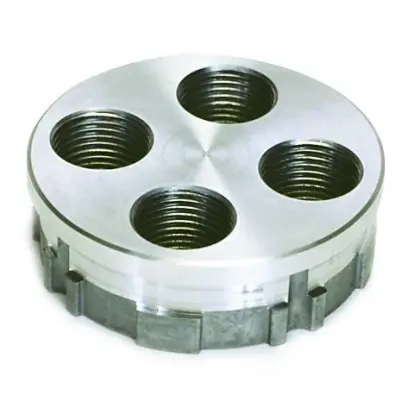 Náhradní otočná hlava čtyřděrová pro lisy LEE TURRET. LEE TURRET 4-HOLE FOR TURRET PRESS.