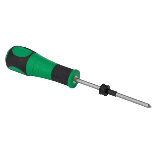 RCBS® Flash Hole Deburring Tool je specializovaný nástroj pro přebíjení navržený k odstranění otřepů z vnitřku zápalkového otvoru mosazné nábojnice. Kalibr 6MM