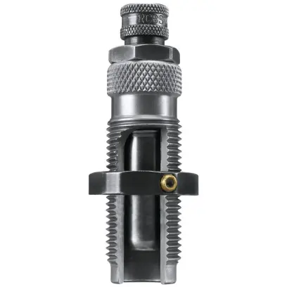 RCBS® Roll Crimp Seater Die závitová usazovací matrice usazuje střelu a má vestavěný závitový zaškrcovač pro současné zajištění střely.