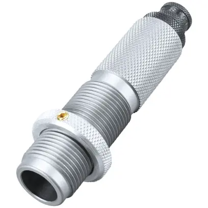 RCBS ocelová 3-matricová sada s rolovacím crimpem pro .505 GIBBS obsahuje matrici pro kalibraci s vypichovací jednotkou, expanzní matrici a matrici pro zasazení a krimpování střely. RCBS 3-Die Steel 1" ROLL/C SET .505 GIBBS