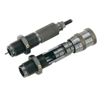 RCBS Competition - .30-06 Springfield Full Length die set. The two-die set includes Full-Length Sizer Die, and a Seater Die with bullet seater plug.