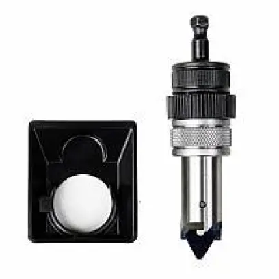 Fréza na vrtačku pro použití společně s matricí pro zkracování nábojnic. Zkracuje nábojnice BEZ OTŘEPŮ.