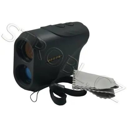 Kompaktní optické zařízení, kombinující monokulární dalekohled s šestinásobným zvětšením a laserový dálkoměr.