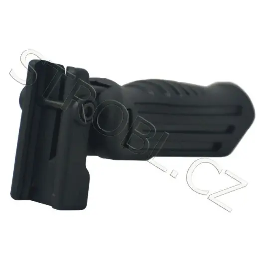 Nastavitelná sklopná přední rukojeť (ručka) od firmy Odeon Optics. Uchycení na Picatinny rail.