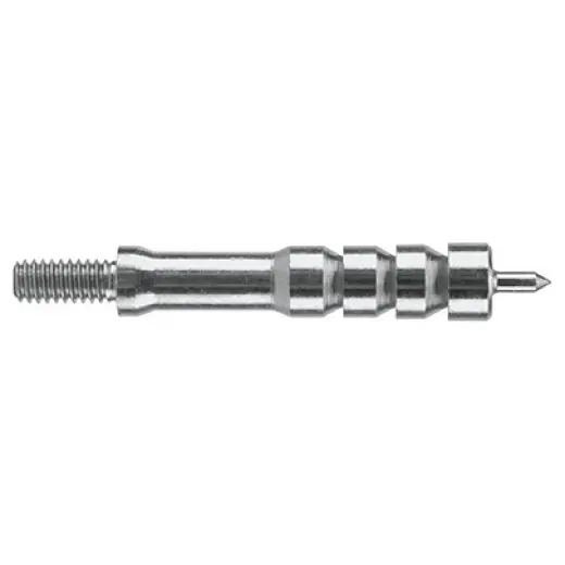Niklovaný protahovací trn Tipton Ultra Jag s mosazným jádrem pro ráže .22 / 5,6 mm. Vnější závit 8-32.