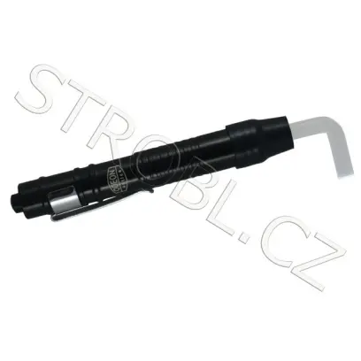 LED svítilna se světlovodným prvkem, který z ní dělá ideální svítilnu nejen pro inspekci hlavně. Flashlight Bore Checker Odeon.