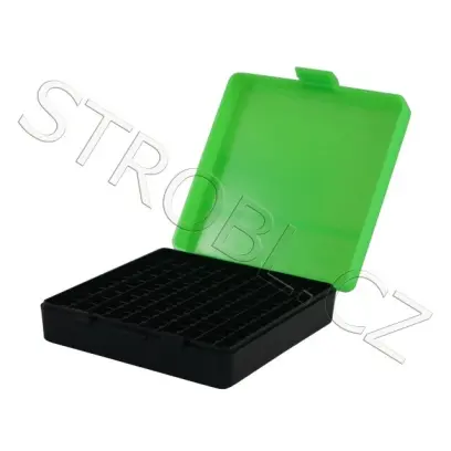 Krabička na 100ks nábojů 9mm Luger / 9mm Browning / 9mm Makarov / 7,65 Browning