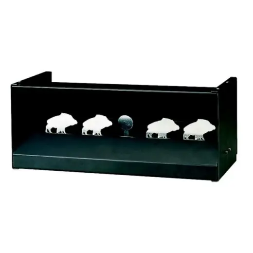 Lovecká ministřelnice Hunter pro vzduchovku s resetováním, lapač broků, lapač diabol