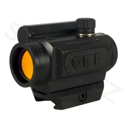 Kompaktní kolimátor s antireflexní úpravou, včetně nízké montáže na weaver lištu. Napájené 1x AAA (micro).