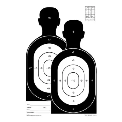 Terč Rukojmí (Combat), redukce na 18,5m, 480x650mm