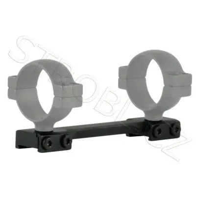 Jednodílná ocelová montáž (základna) pro kroužky na optiku. Určeno pro CZ527