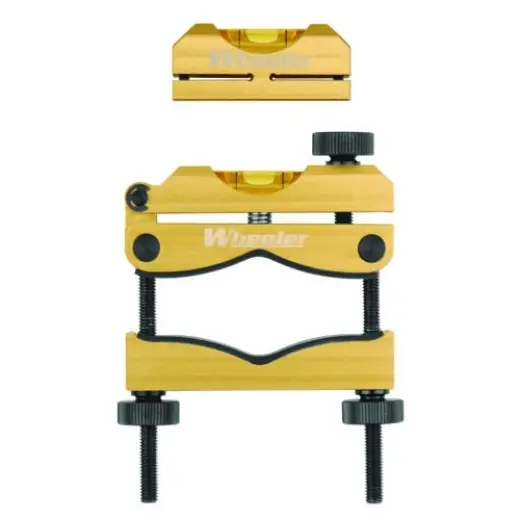 Wheeler's Professional Reticle Leveling System je přesná vodováha pro puškohledy, která Vám umožňuje perfektní zarovnání os puškohledu s tělem zbraně.